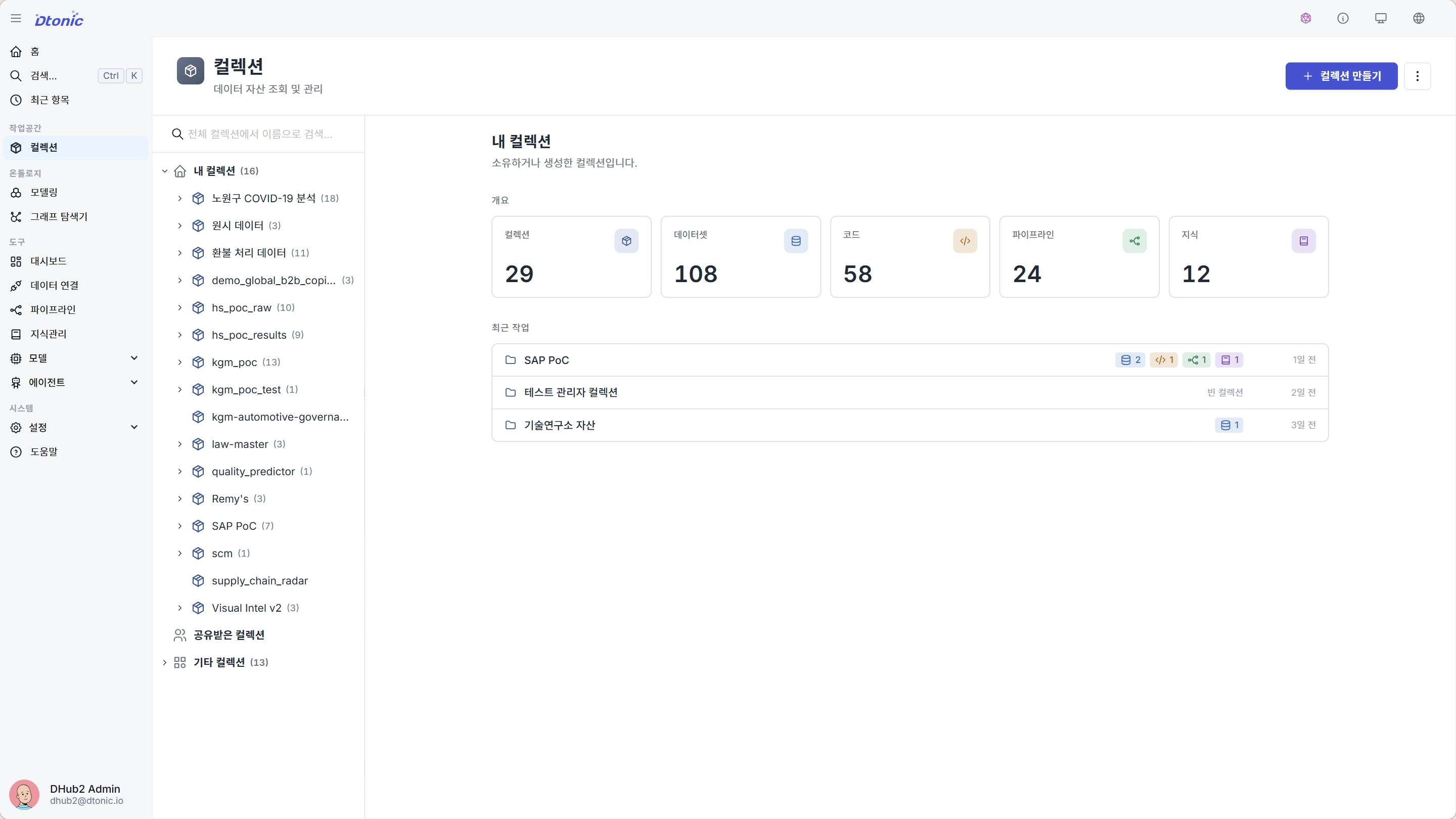 컬렉션 리스트